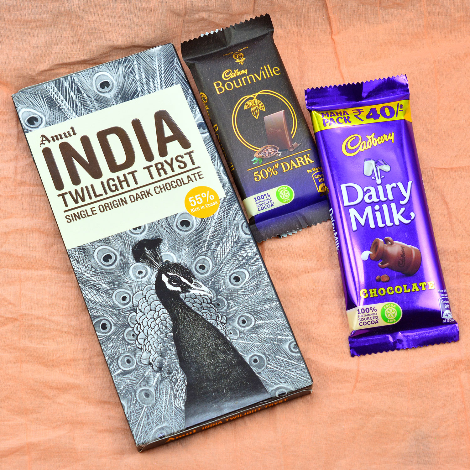 Amul Twilight Tryst with Cadbury Bournville and Small Dairy Milk