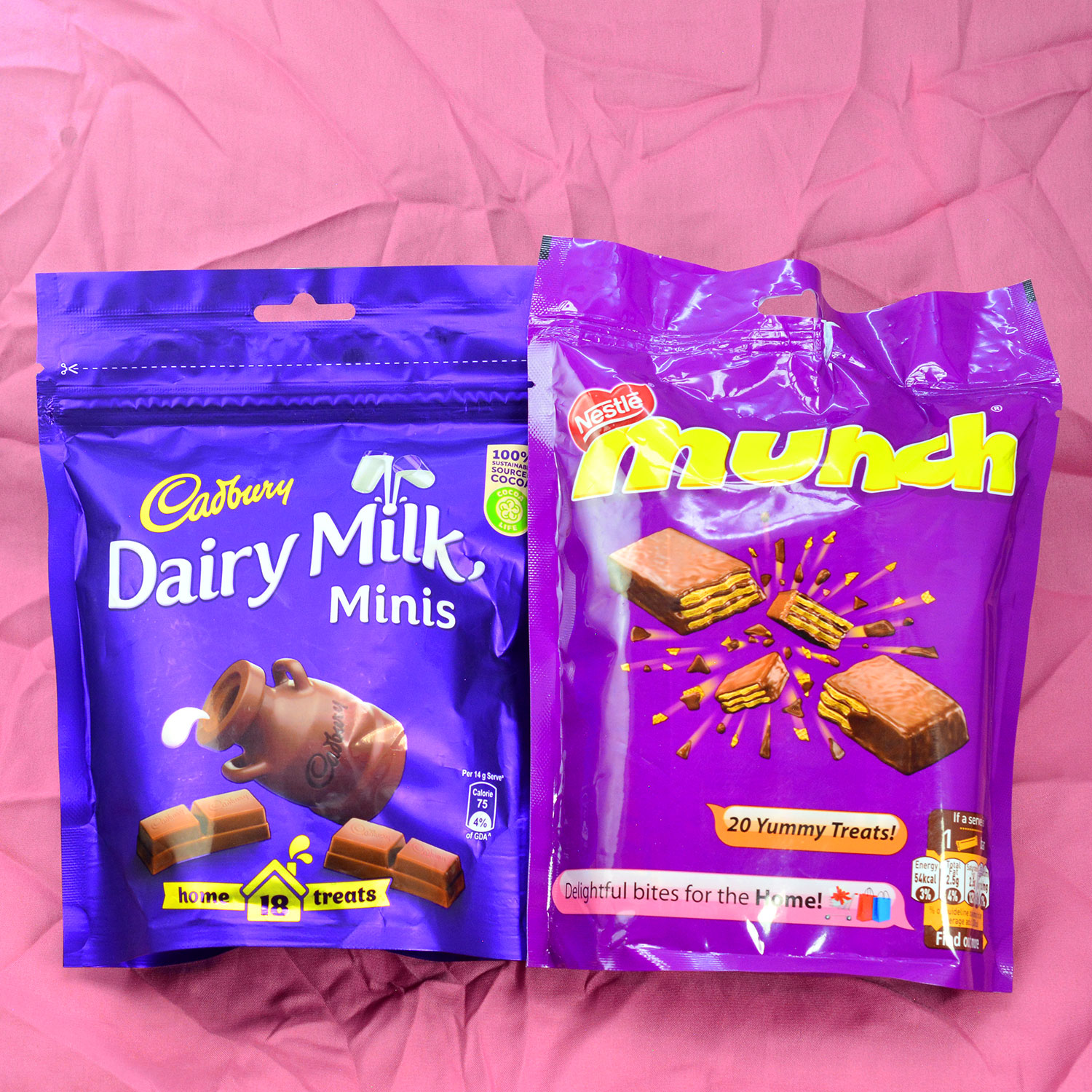 Delectable Dairy Milk Minis with Crunchy Munch