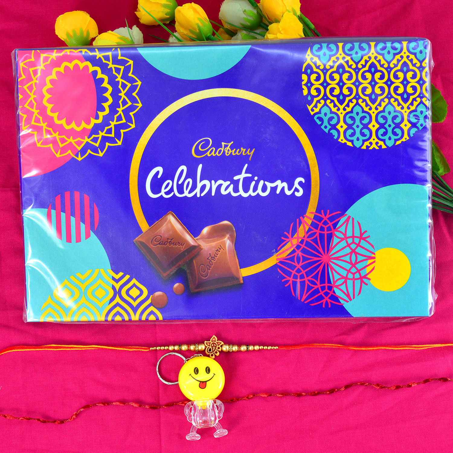 Kid and Bhaiya Rakhi with Cadbury Celebration Small Chocolate