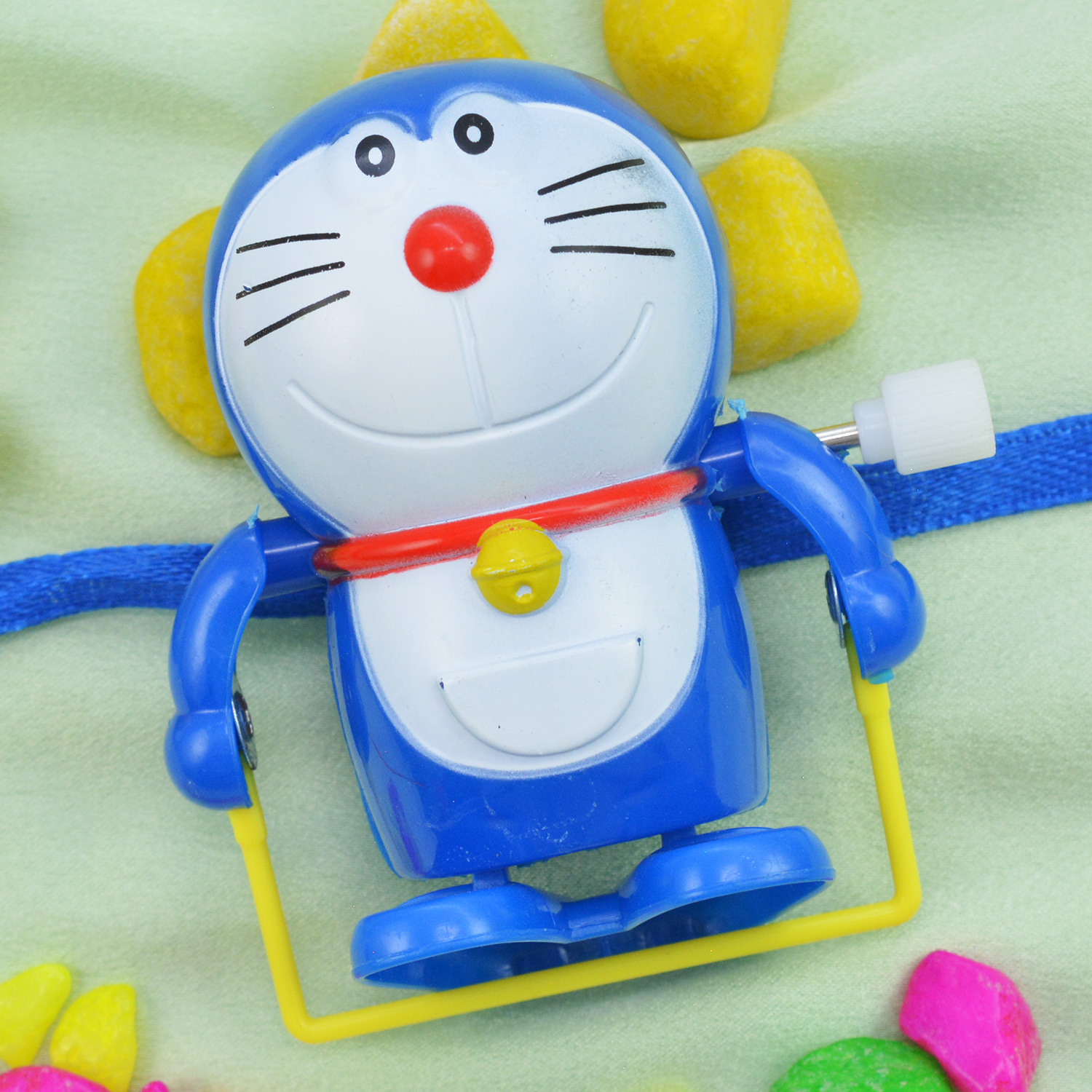 Jumping Doraemon Key Torque Operated Kids Rakhi Cartoon