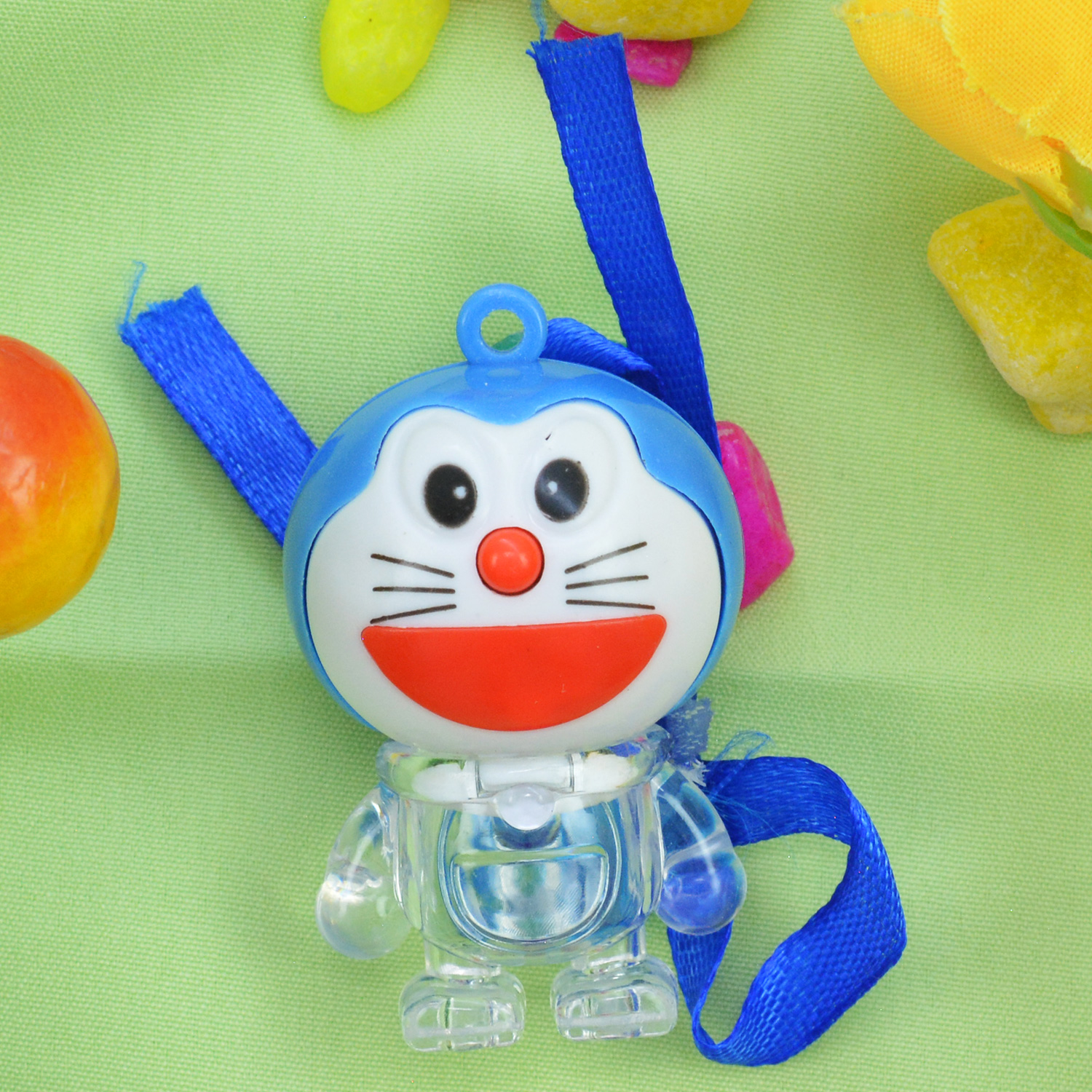 Buy or send Doraemon Cartoon Light Kids Rakhi with Tie Ribbon Online