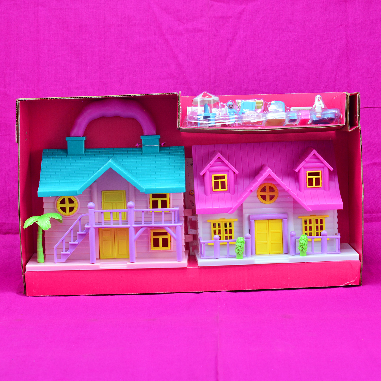 New Playing Toy Small Doll House for Girls Kids