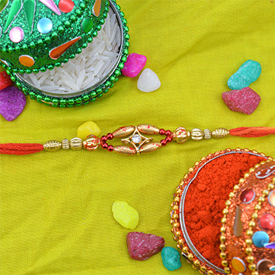 Simple and Amazing Designer Beads Rakhi