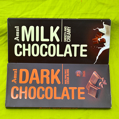 Amul Milk Creamy and Dark Choco Chocolates