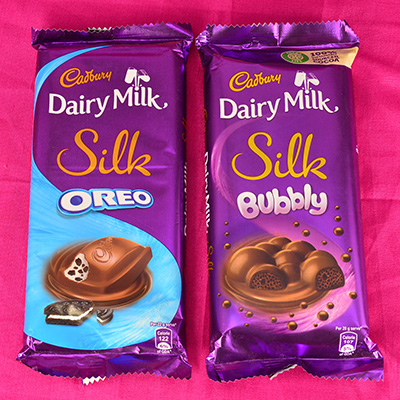 Tempting Cadbury Silk Oreo and Bubbly Chocolate