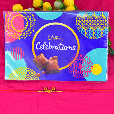 Cadbury Celebration Small with Single Amaizng Brother Rakhi
