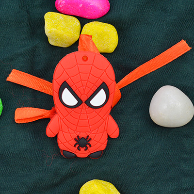 Small Spider Man Character Good Looking Awesome Rakhi for Kids