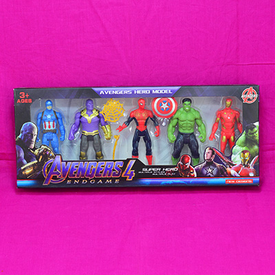 Small Size Avengers Team and Thanos Playing Toys Game for Kids
