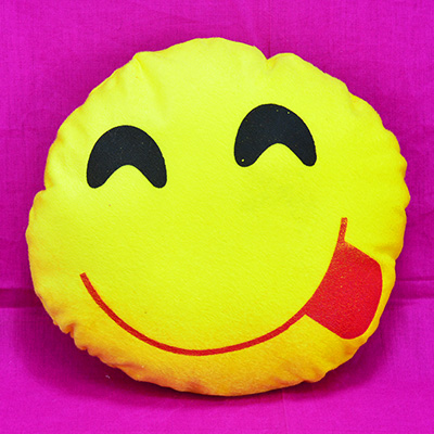 Delicious Tasty Food Emoji Small Cushion for Kids
