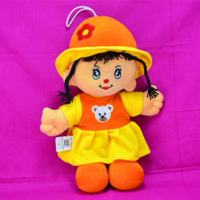 Small Smiley Doll Cartoon Soft Toy for Kids