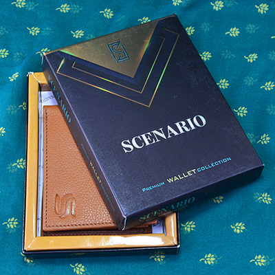 Scenario Premium Wallet Collection for Men Brown Color