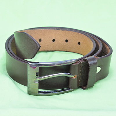 Dark Brown Color Leather Belt For Men 