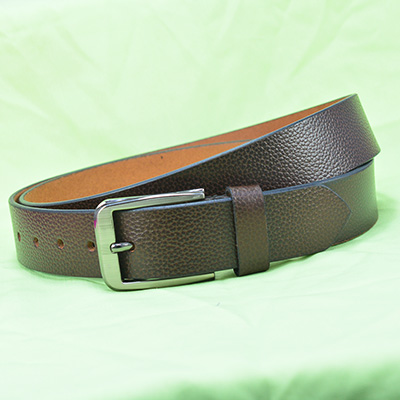 Unique Design Dark Brown Color Belt for Men