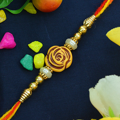 Amazing Moli-Dori Rakhi with Graceful Beads 