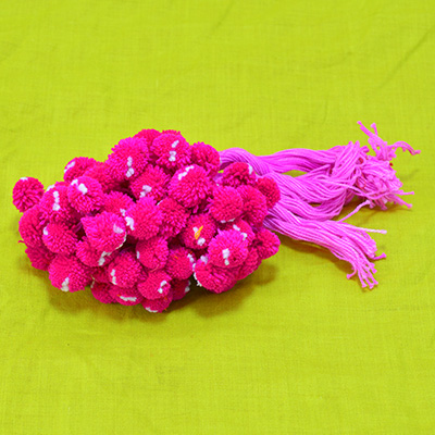 Pink Colored Auspicious Ram Rakhi Pack of 20 Rakhis