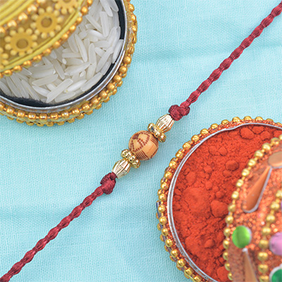 Magnificent Beads Designer Thread Rakhi